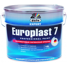 Dufa Premium Europlast 7 полуматовая латексная интерьерная краска для стен и потолков водно-дисперсионная